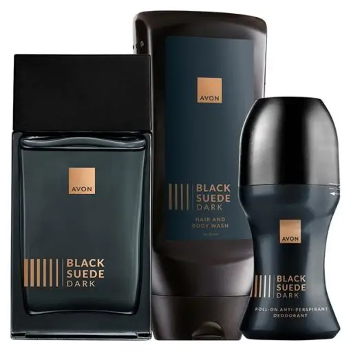 Black Suede Dark 3-delige Cadeauset